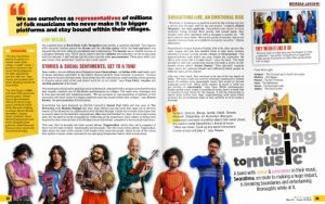 Swarathma on this month's issue!