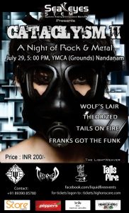 Event Update :: Cataclysm Chennai :: July 29th, 2012
