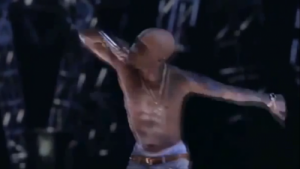 Tupac's Ghost performs with Snoop Dog