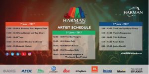 Harman Live Arena 2017 schedule