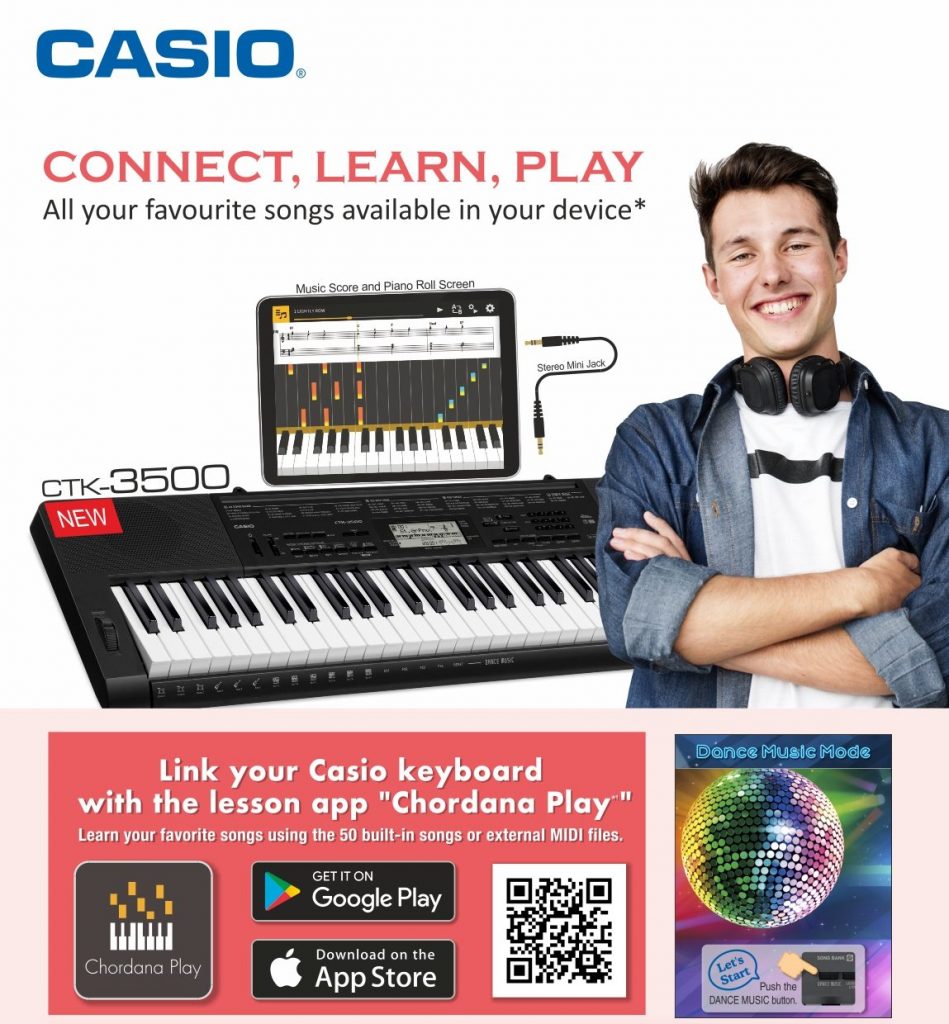 Casio Learning App and Keyboard