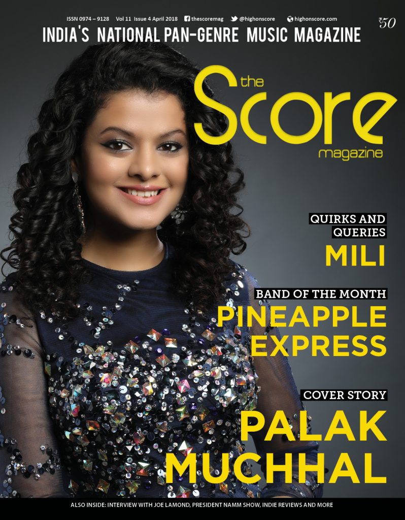 Palak Muchhal on the April 2018 issue!