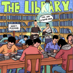 The Library's debut album Quiet, Please is chaotic calmness at its finest: Score Indie Reviews