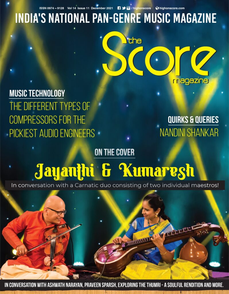 December 2021 issue ft Jayanthi & Kumaresh on the cover!